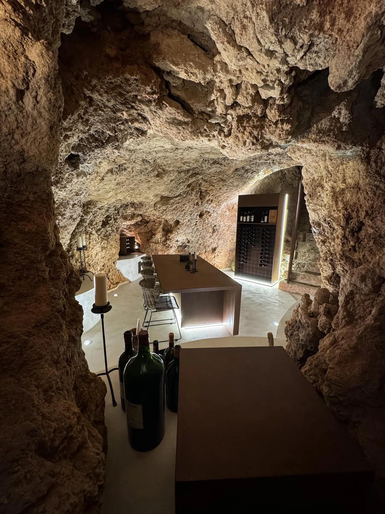Cantina in pietra — La sequenza degli ambienti
